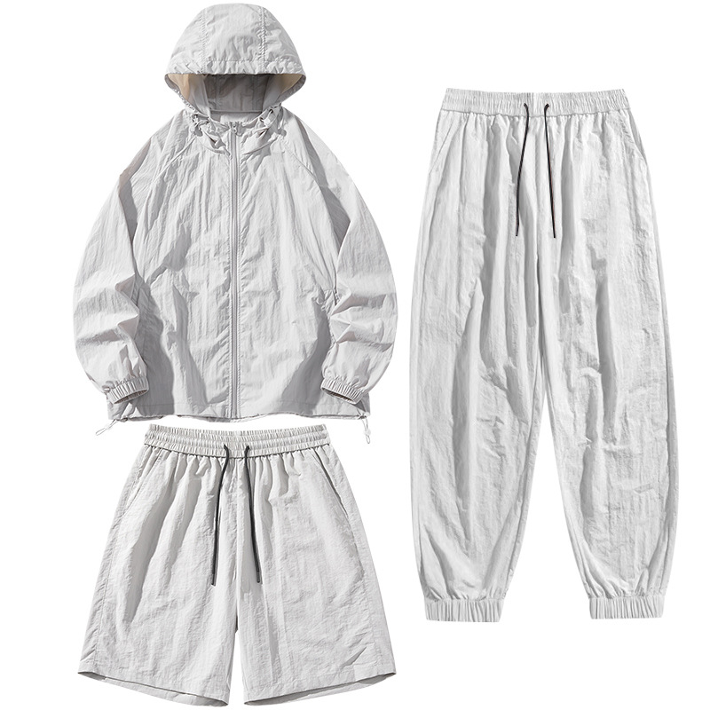 Outdoor Sport Climbing Gear - Heren-Dames-UV-bescherming-Outdoor-sportset-Nylon-IJszijde-Ademend-Met hoed-Engele-zomer-herfst-Klim- en wandeluitrusting