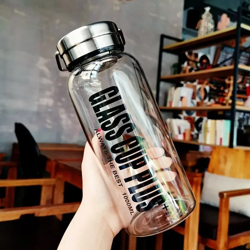 2L Glazen Waterfles met Draagr - Outdoor Sport Glass Water Bottle recensie en prijs